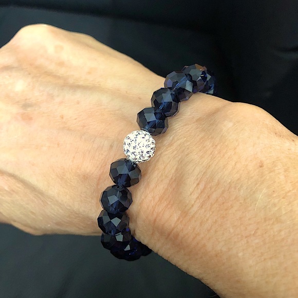 ROMA Blue crystal bracelet - Picture 2 of 4